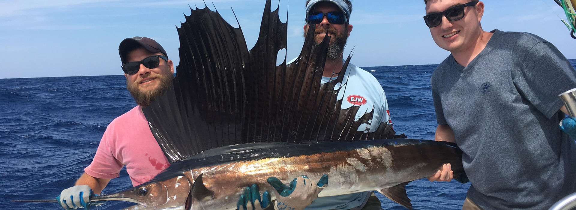 Offshore fishing charter with One More Cast