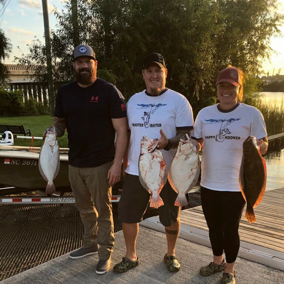 Flounder gigging trips with One More Cast